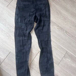 lululemon athletica Black Camo Ankle Leggings